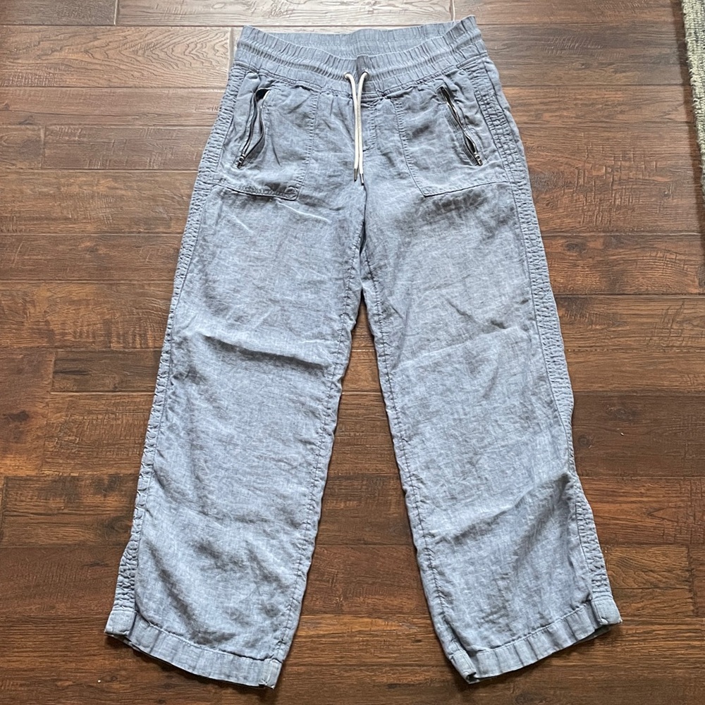 Athleta Cabo Linen Wide leg sz 10 - Picture 7 of 14
